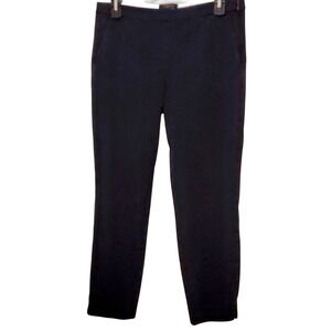 J Crew Slim Leg Ankle Pants Career Casual Dark Blue Trousers